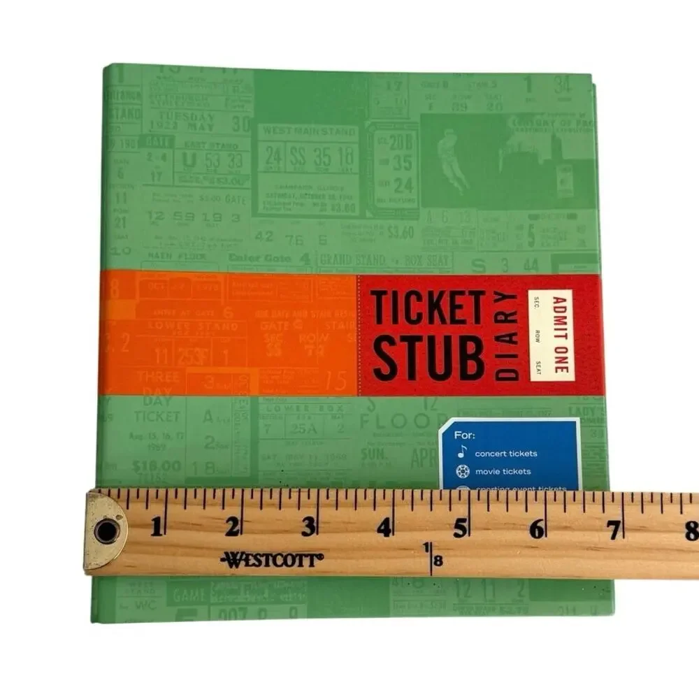 New without box Ticket Stub Diary by Chronicle Books